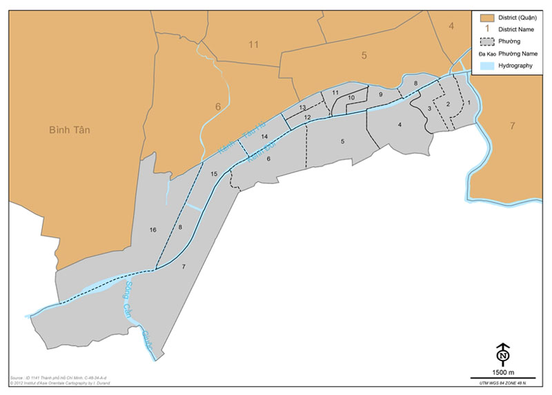 Bản đồ hành chính Quận 8 TPHCM