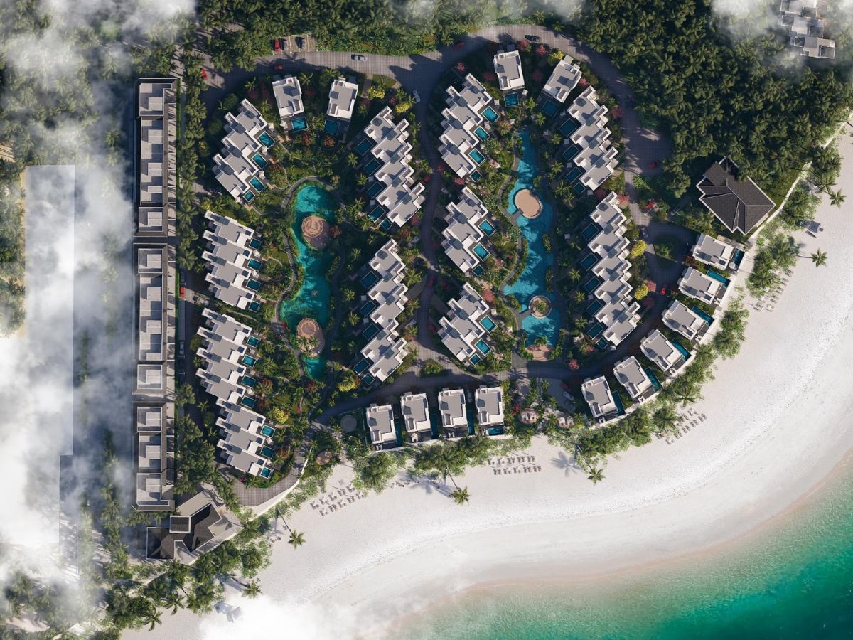 Khu đô thị đông đúc cho thấy quỹ đất ngày càng ít