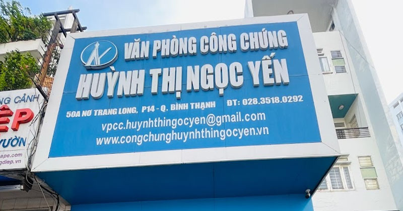 Địa chỉ VPCC Huỳnh Thị Ngọc Yến 