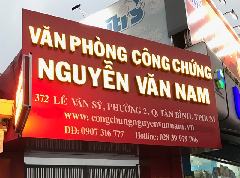 Văn phòng công chứng Nguyễn Văn Nam cung cấp đa dạng dịch vụ pháp lý