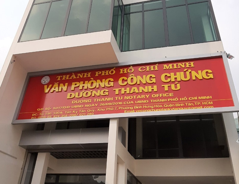 Địa chỉ VPCC Dương Thanh Tú