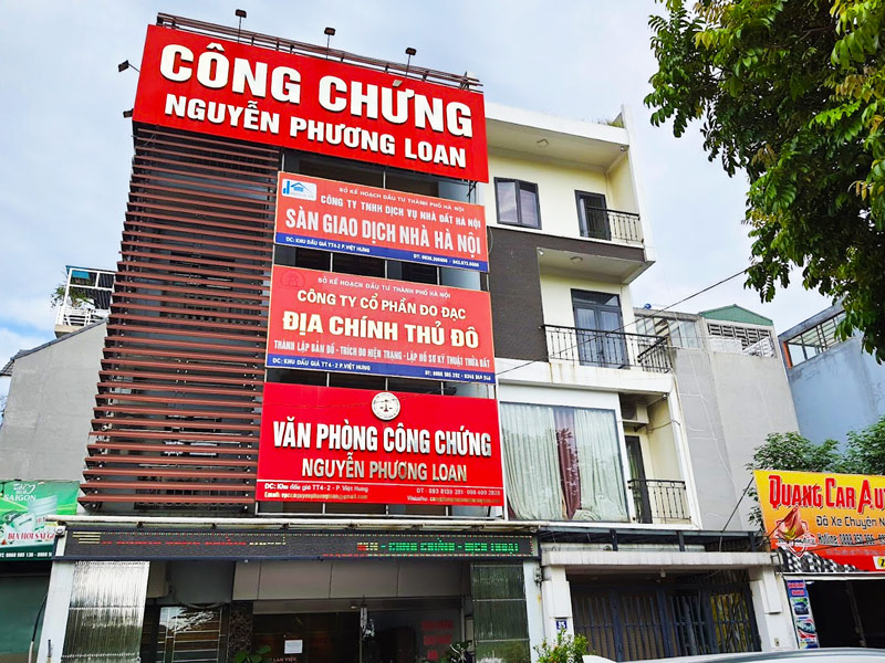 Nguyễn Phương Loan là một trong những văn phòng công chứng Long Biên được nhiều khách hàng lựa chọn nhất