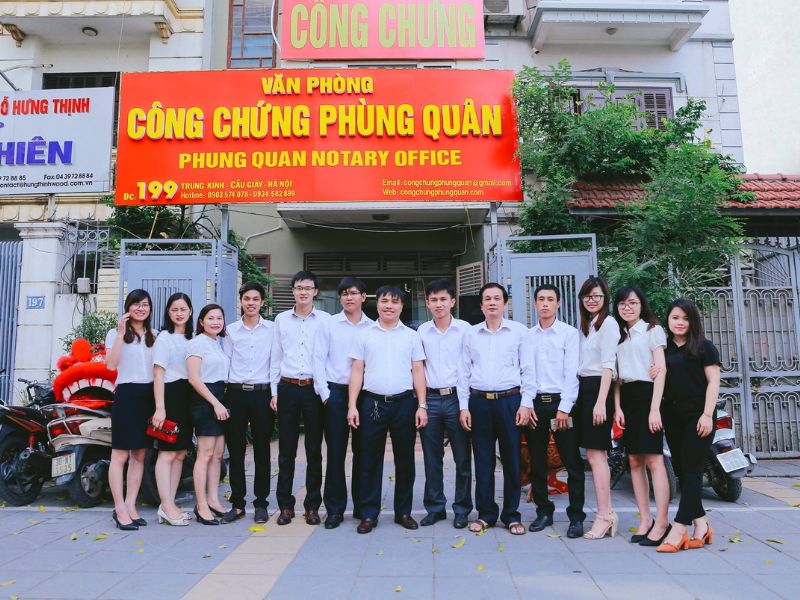 Văn phòng công chứng chuyên nghiệp Phùng Quân tại Quận Cầu Giấy