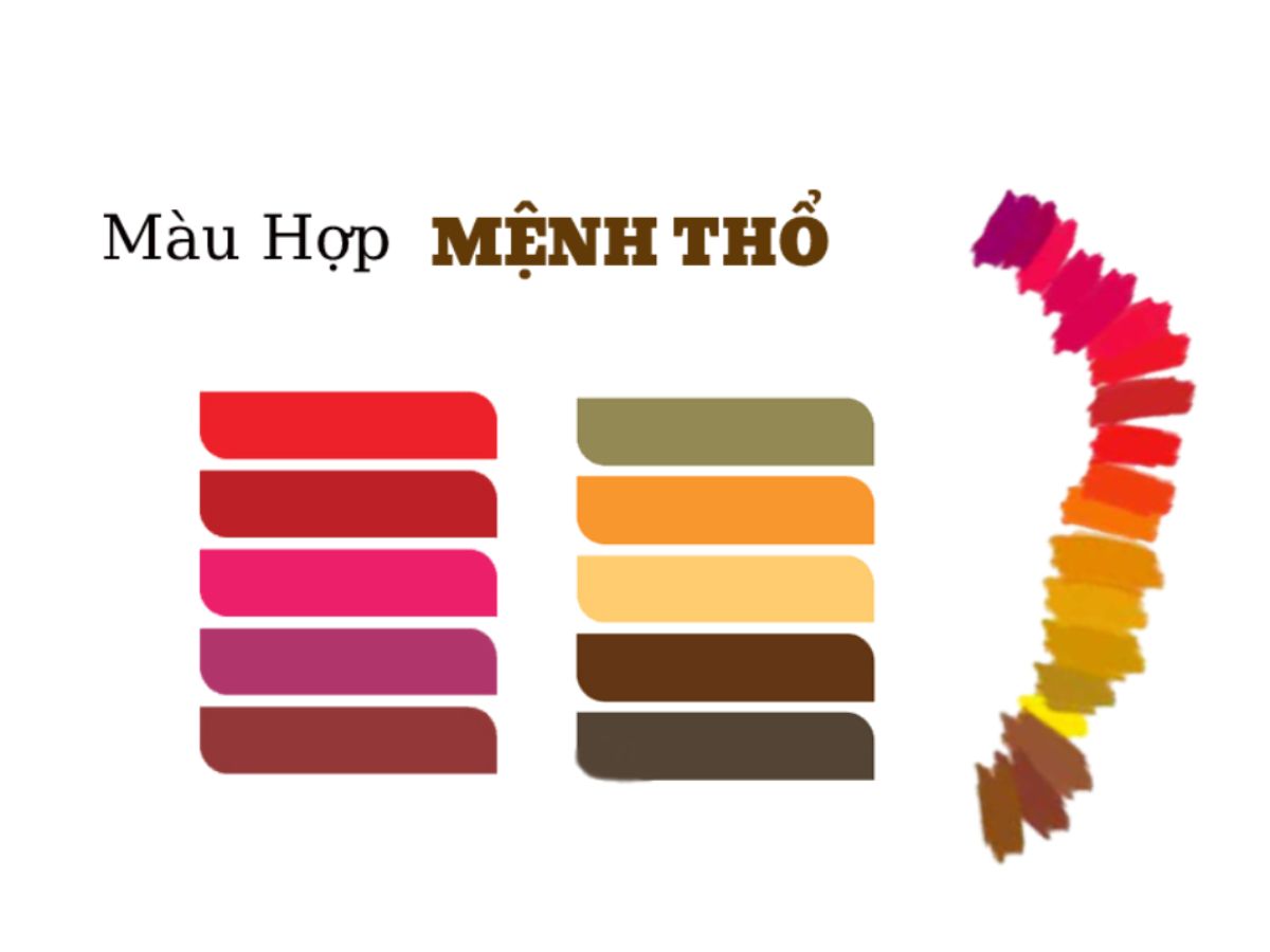 Mệnh Thổ hợp màu gì? gợi ý màu bản mệnh, tương sinh