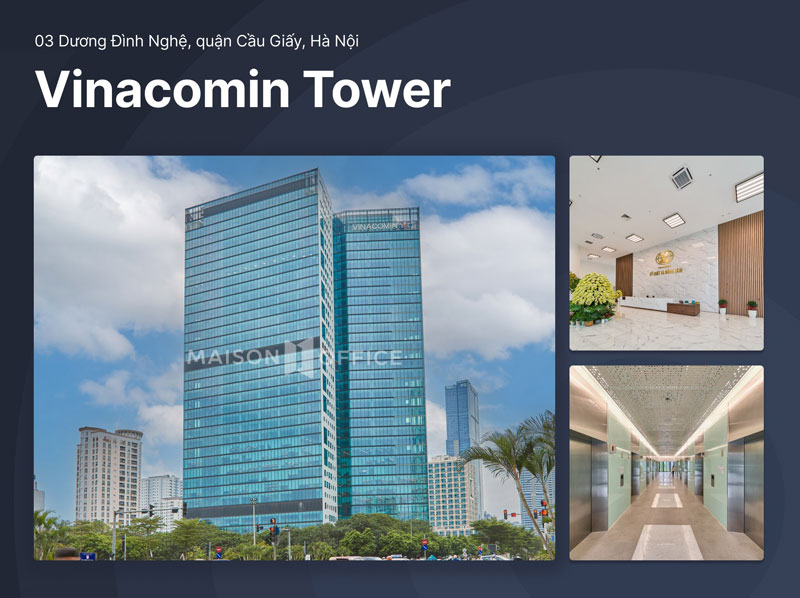 Tòa nhà Vinacomin Tower sở hữu vị trí giao thông đắc địa ngay Thủ Đô