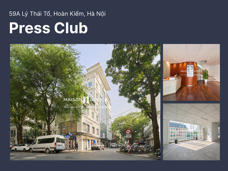 Press Club mang đến không gian làm việc sang trọng, tiện nghi 