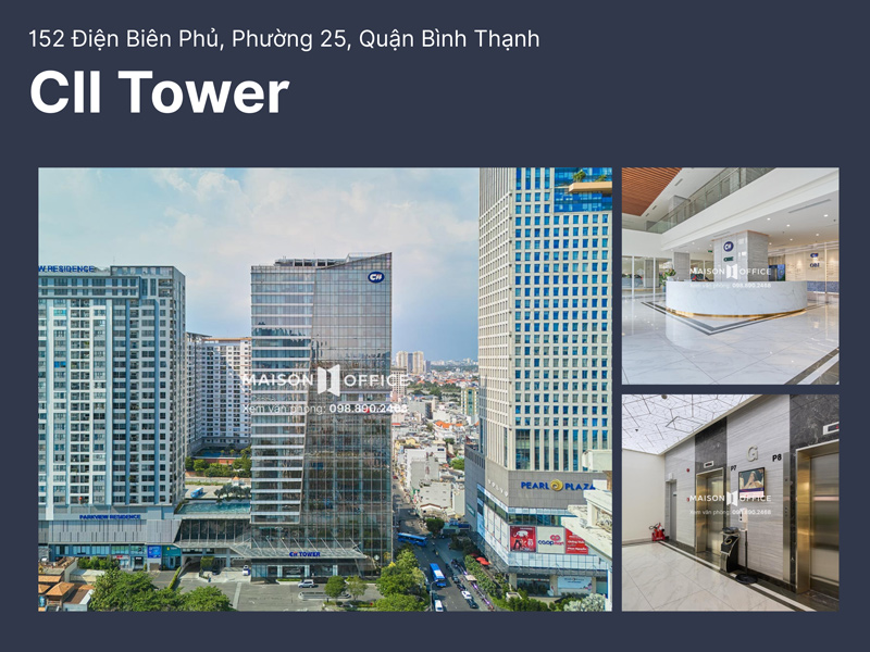 Tòa nhà văn phòng cho thuê CII-Tower, Quận Bình Thạnh 