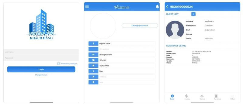 Phần mềm quản lý tòa nhà, chung cư NOZZA