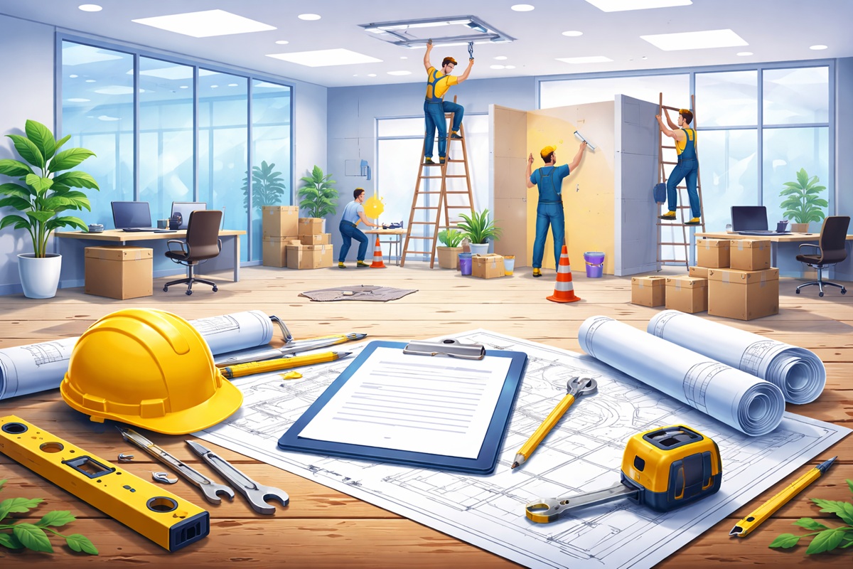 Hợp đồng sửa chữa văn phòng