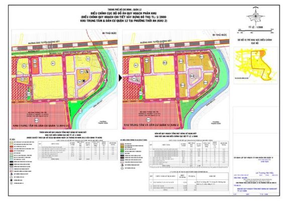 Quy hoạch 1/2000 là một trong các loại quy hoạch cơ bản