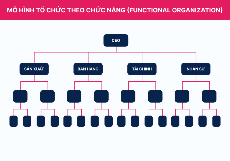 Cơ cấu tổ chức công ty cổ phần theo chức năng