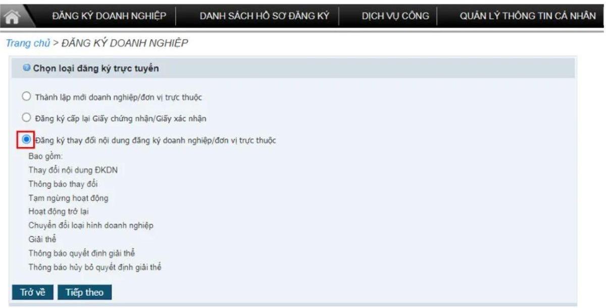 Hướng dẫn nộp hồ sơ giải thể công ty cổ phần (4)
