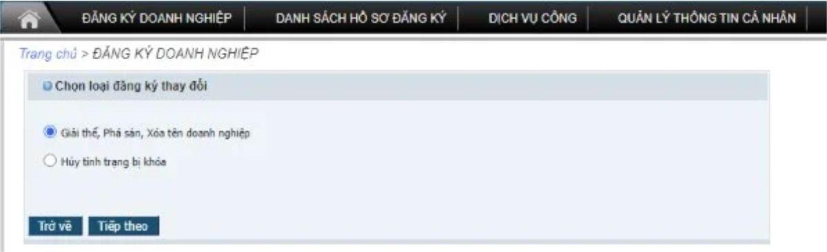 Hướng dẫn nộp hồ sơ giải thể công ty cổ phần (7)