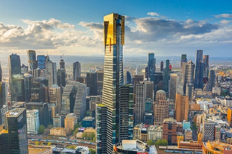 Eureka Tower tòa nhà cao thứ hai tại Melbourne