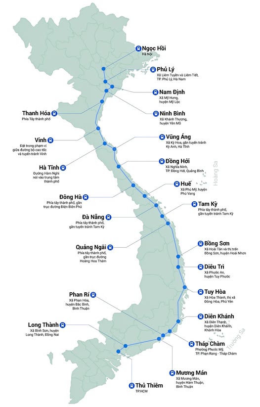 Bản đồ cao tốc Việt Nam