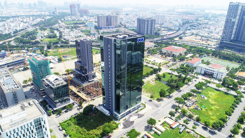 Tòa nhà văn phòng xanh UOA Tower đạt chứng nhận BCA Green Mark