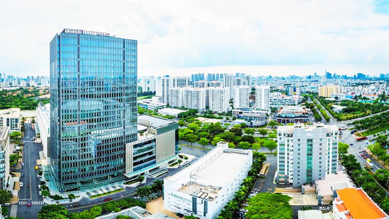 Tòa nhà văn phòng xanh Phú Mỹ Hưng Tower đạt chứng nhận LEED Gold