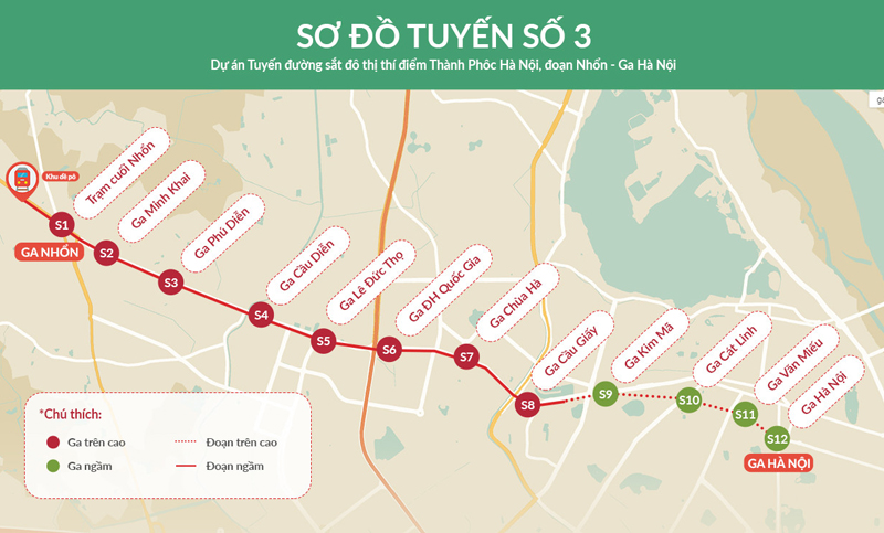 tuyến metro hà nội