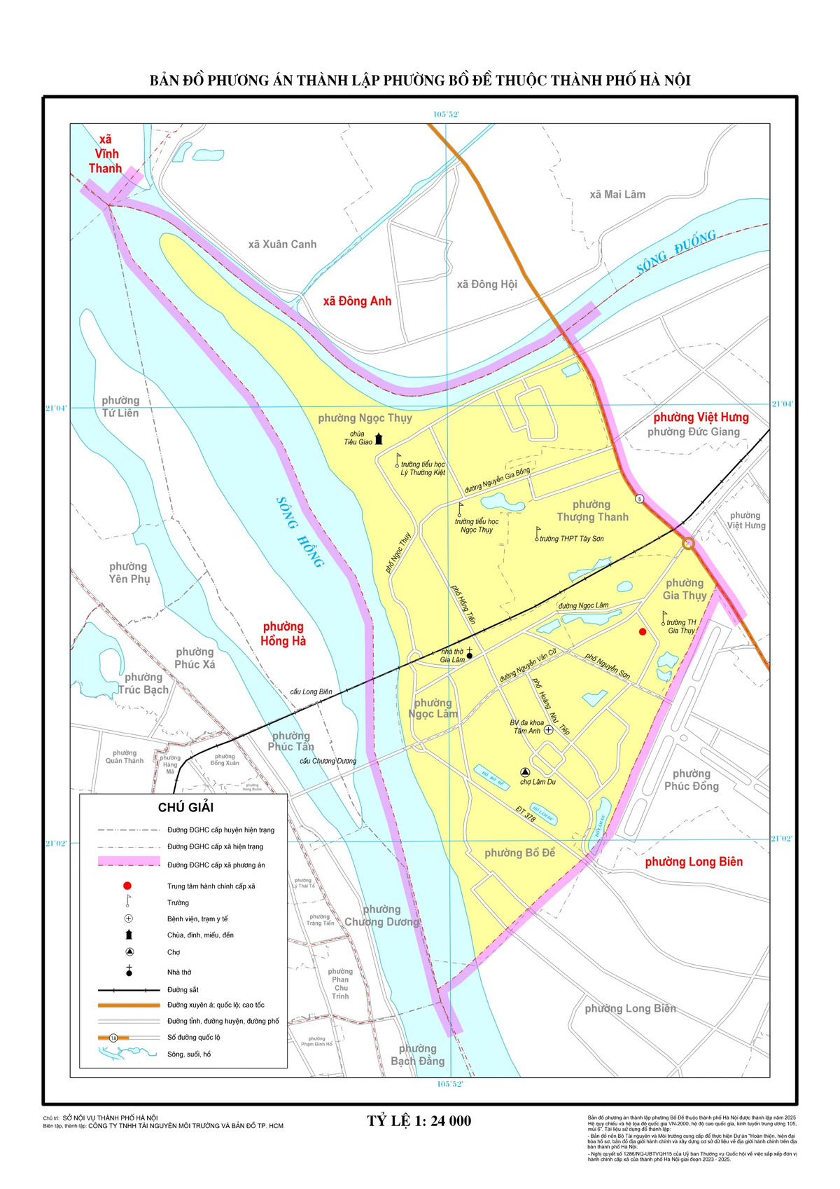 Sáp nhập phường Hà Nội: Tên phường mới & bản đồ chi tiết