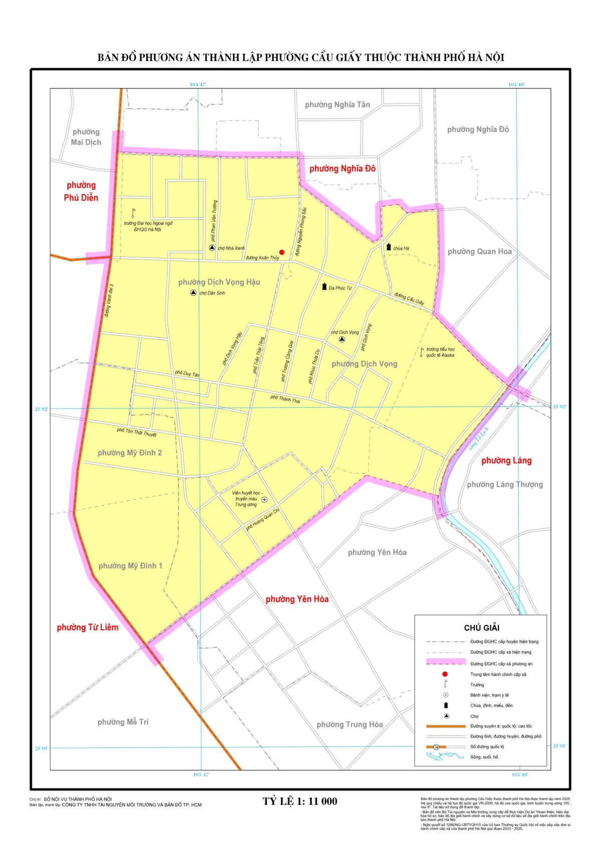 Sáp nhập phường Hà Nội: Tên phường mới & bản đồ chi tiết