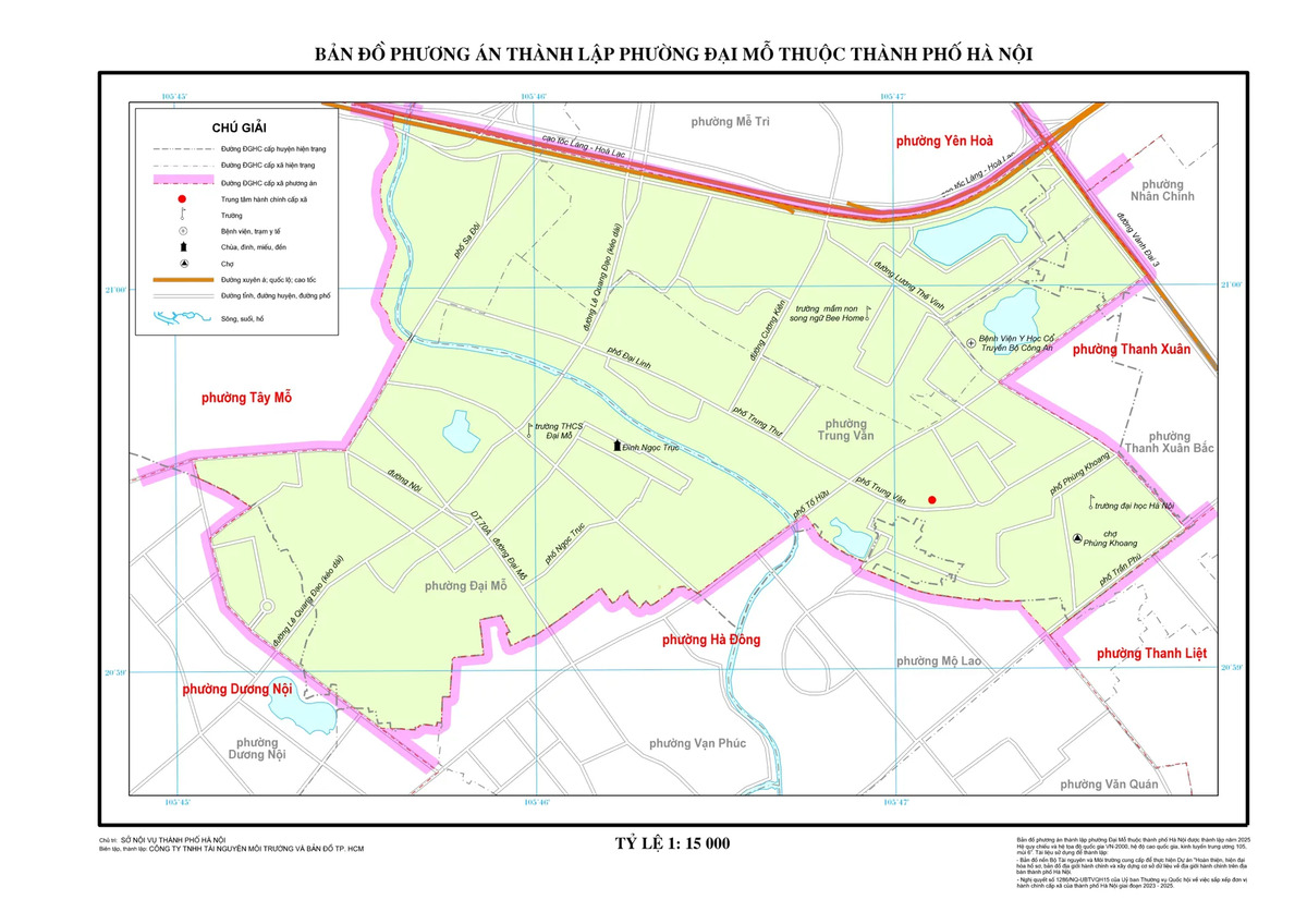 Sáp nhập phường Hà Nội: Tên phường mới & bản đồ chi tiết