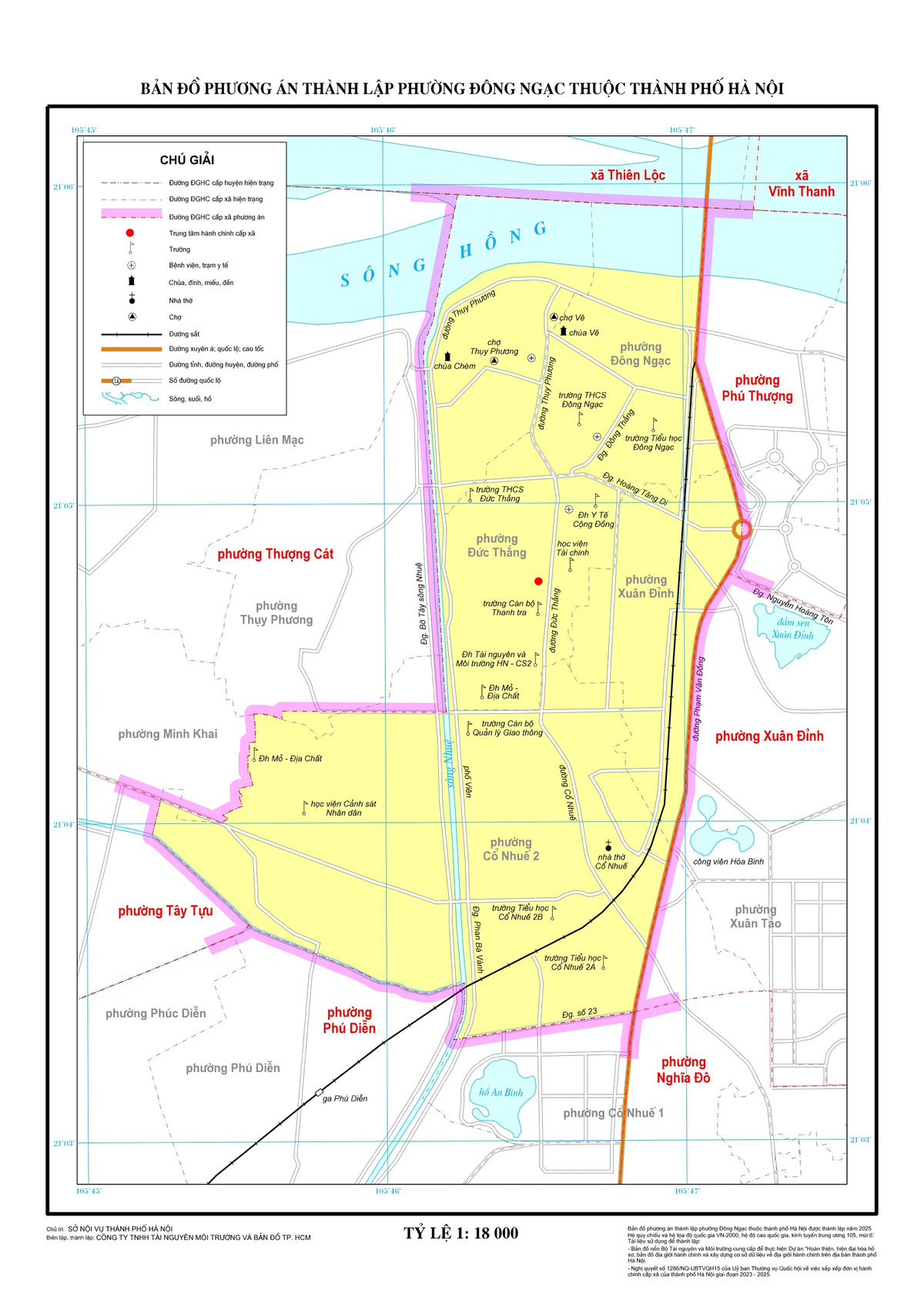 Sáp nhập phường Hà Nội: Tên phường mới & bản đồ chi tiết