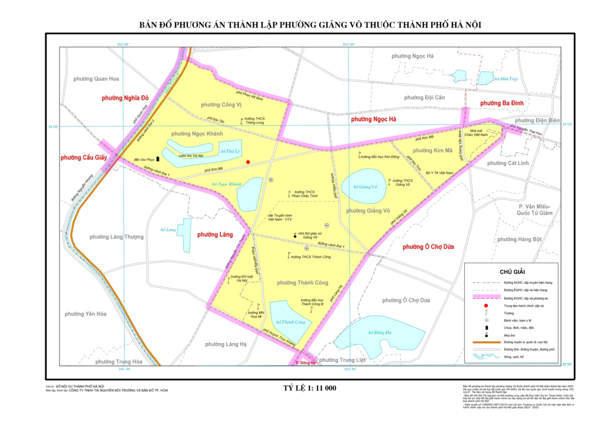 Sáp nhập phường Hà Nội: Tên phường mới & bản đồ chi tiết