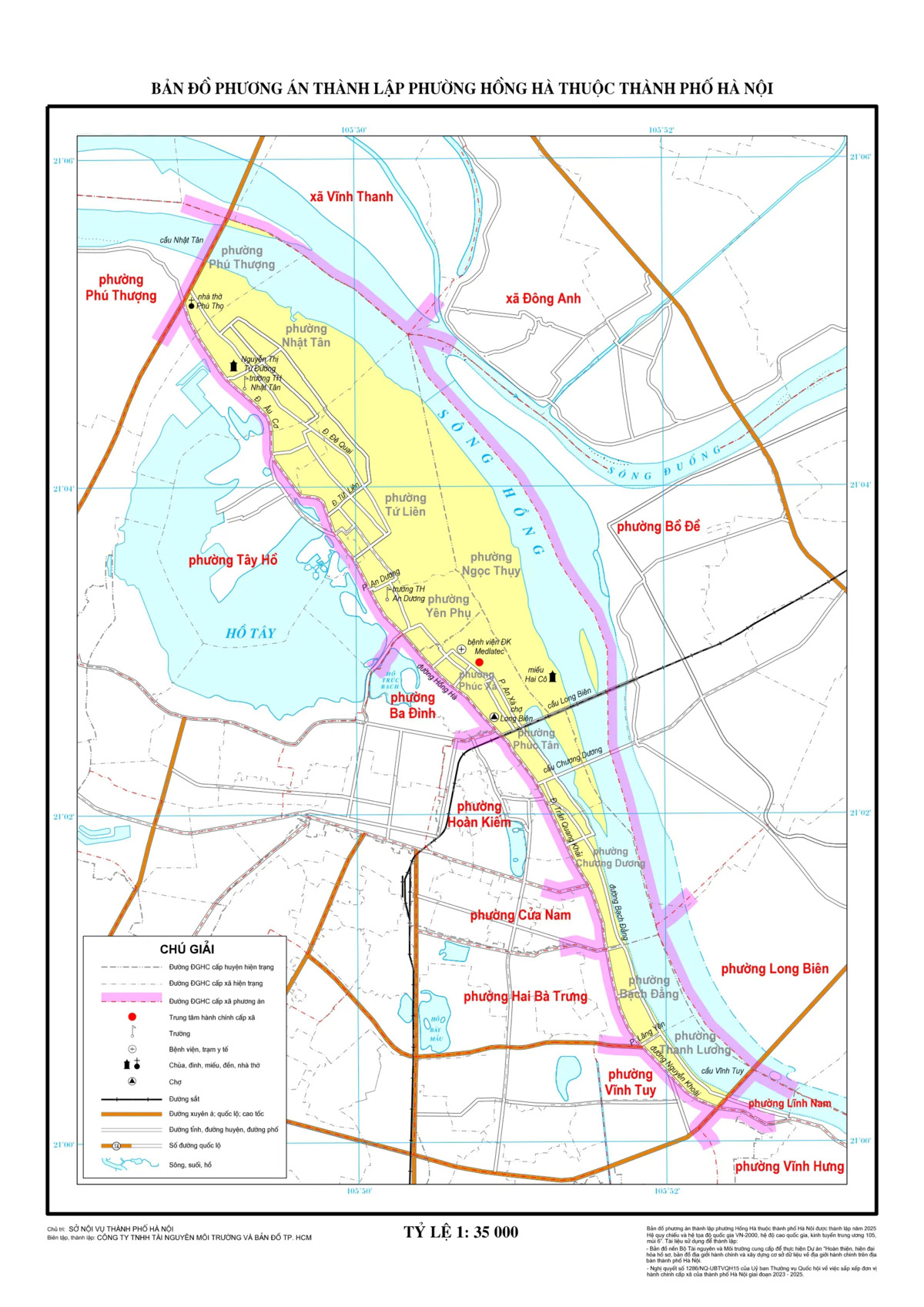 Sáp nhập phường Hà Nội: Tên phường mới & bản đồ chi tiết