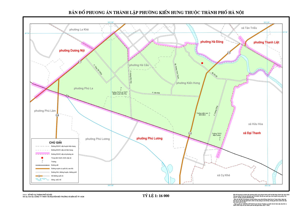 Sáp nhập phường Hà Nội: Tên phường mới & bản đồ chi tiết