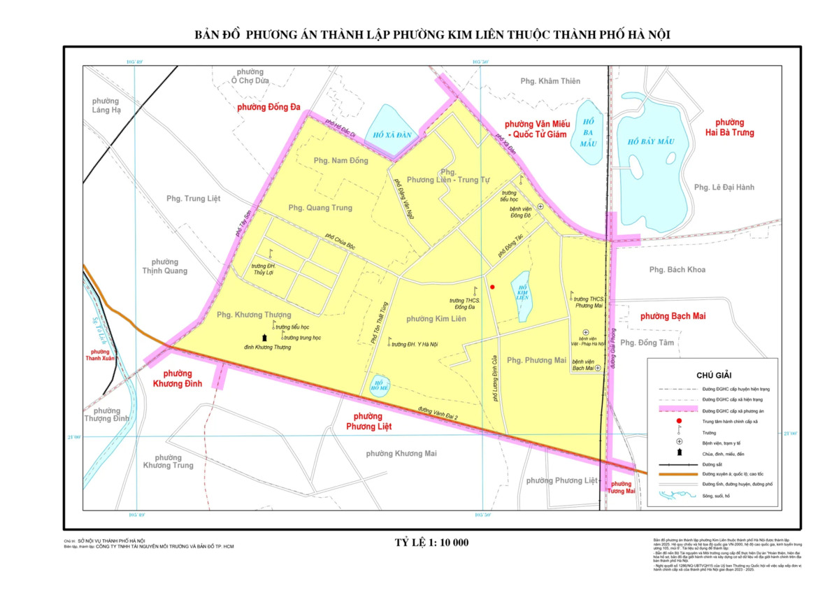 Sáp nhập phường Hà Nội: Tên phường mới & bản đồ chi tiết