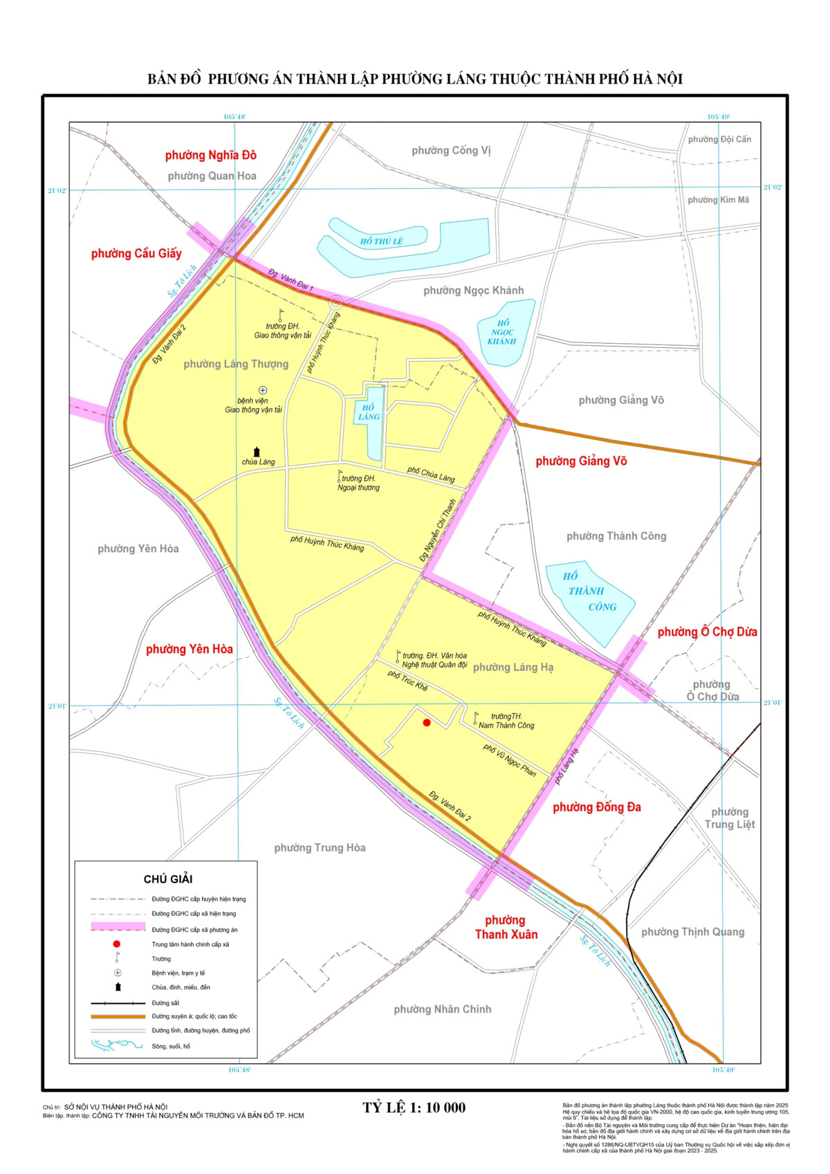 Sáp nhập phường Hà Nội: Tên phường mới & bản đồ chi tiết