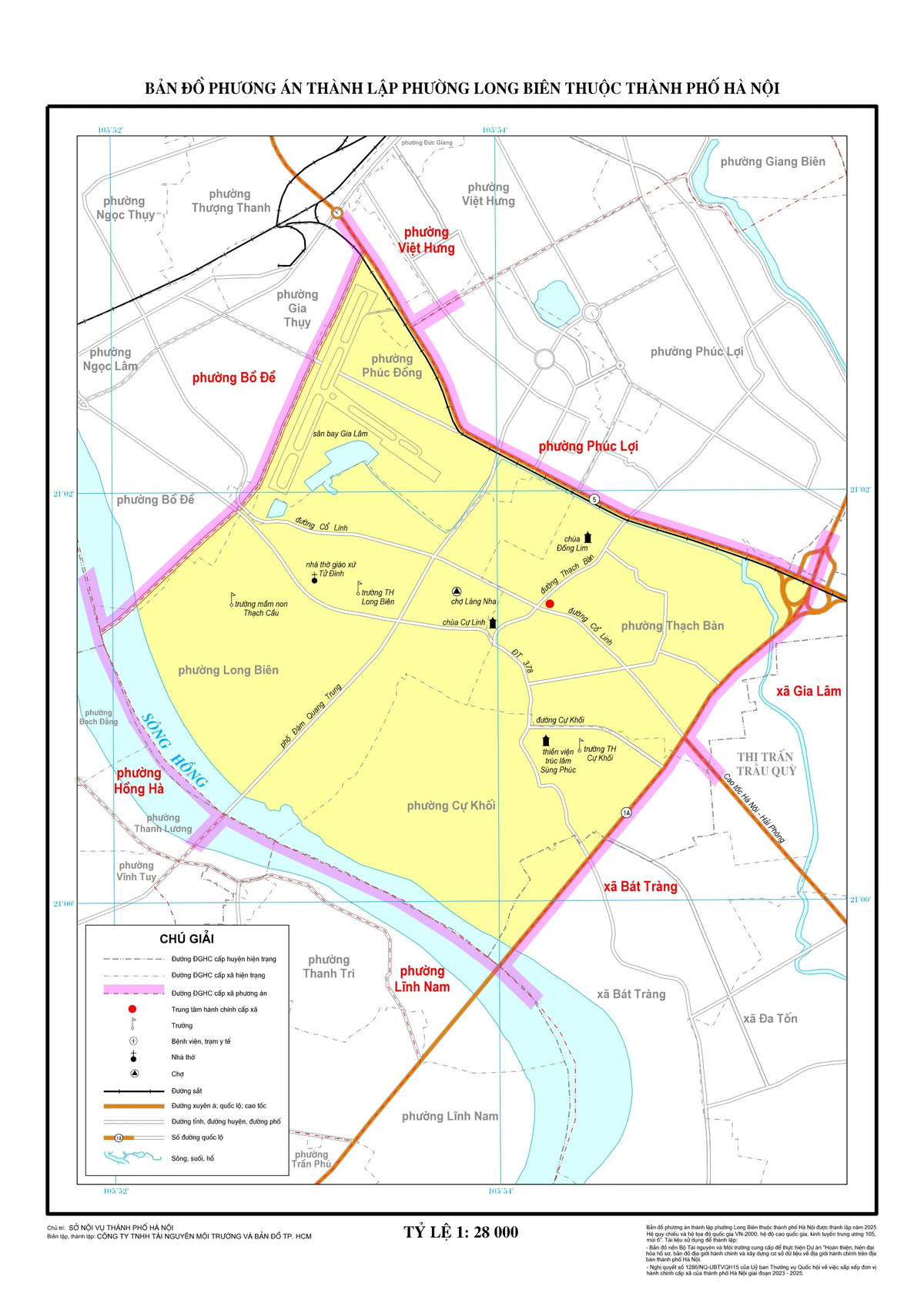 Bản đồ Phường Long Biên