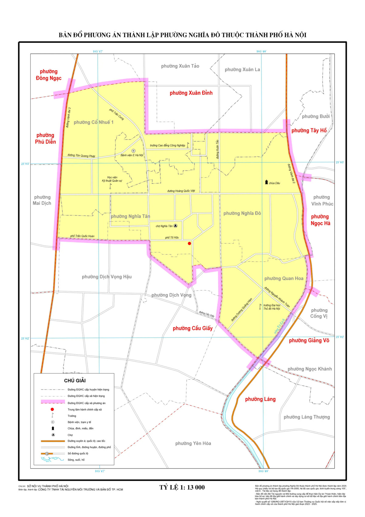 Sáp nhập phường Hà Nội: Tên phường mới & bản đồ chi tiết