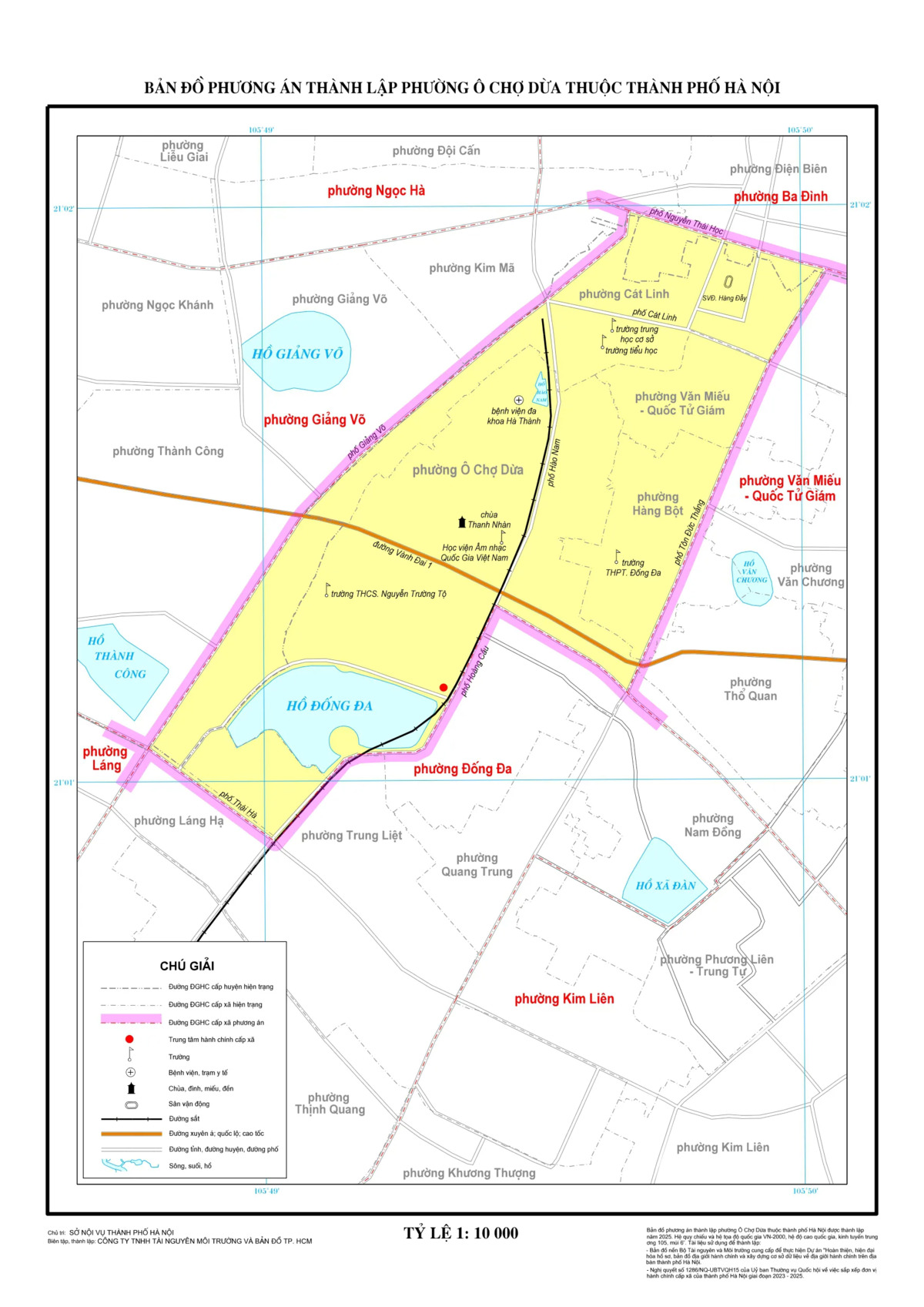 Sáp nhập phường Hà Nội: Tên phường mới & bản đồ chi tiết