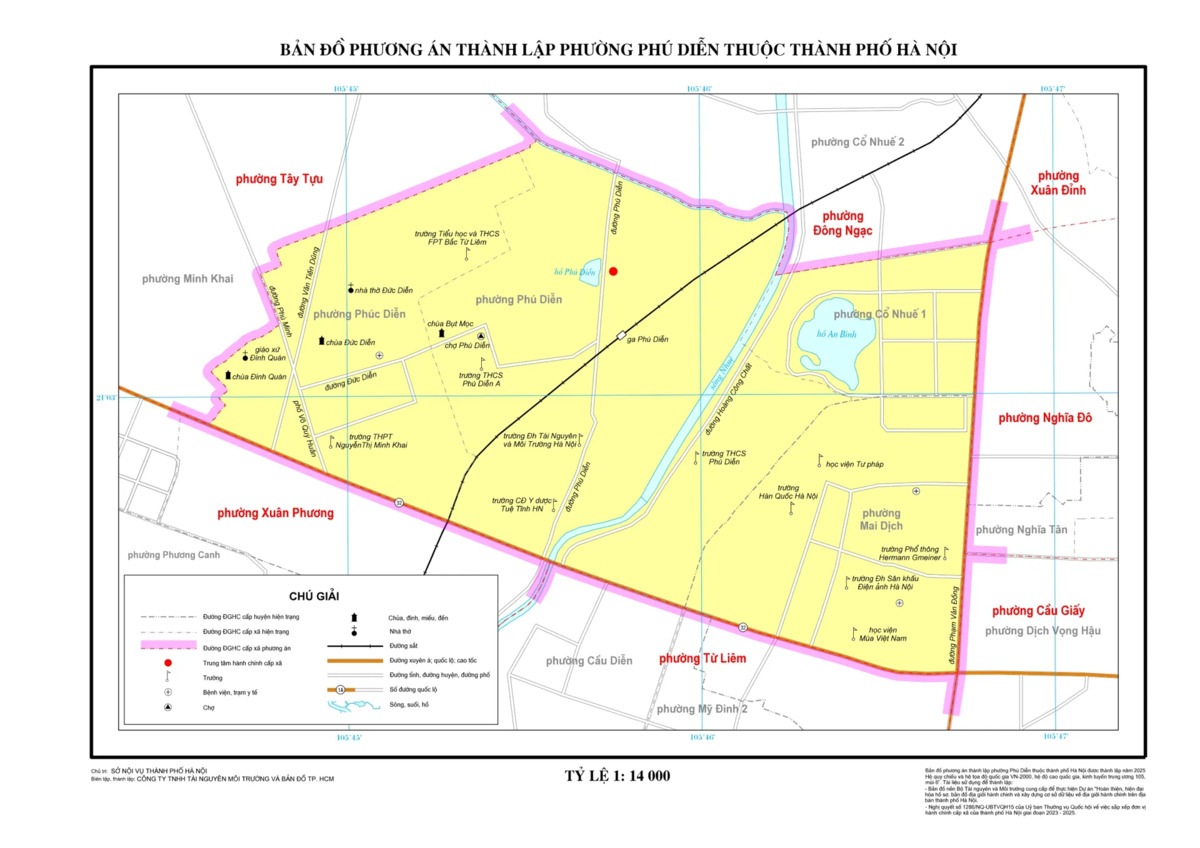 Sáp nhập phường Hà Nội: Tên phường mới & bản đồ chi tiết