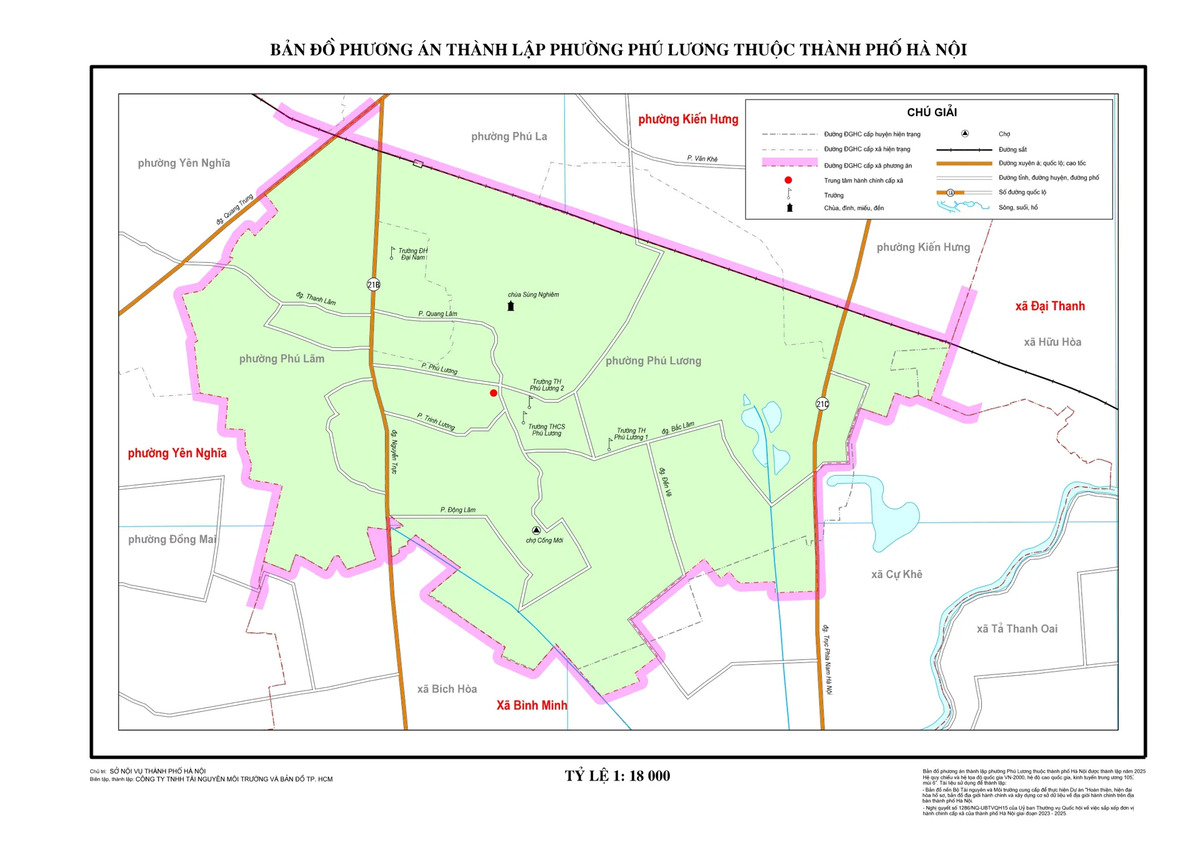 Sáp nhập phường Hà Nội: Tên phường mới & bản đồ chi tiết