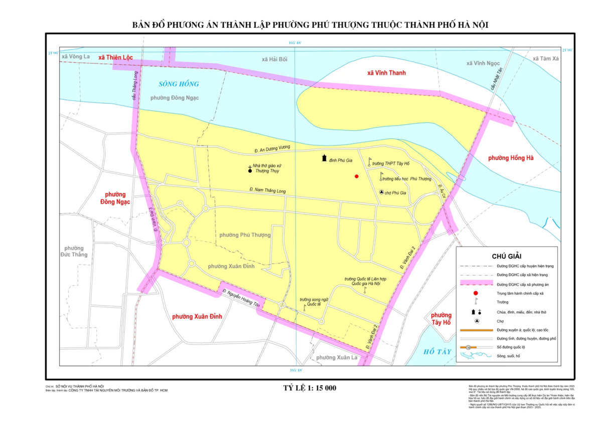 Sáp nhập phường Hà Nội: Tên phường mới & bản đồ chi tiết
