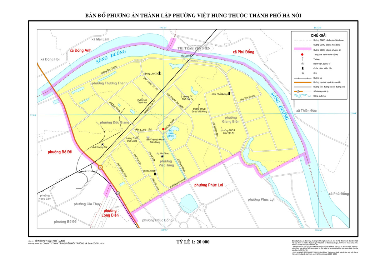 Bản đồ Phường Việt Hưng