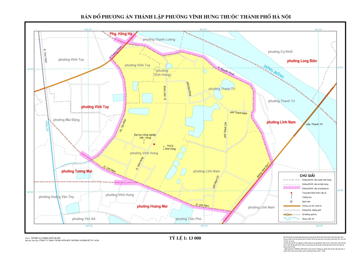 Sáp nhập phường Hà Nội: Tên phường mới & bản đồ chi tiết