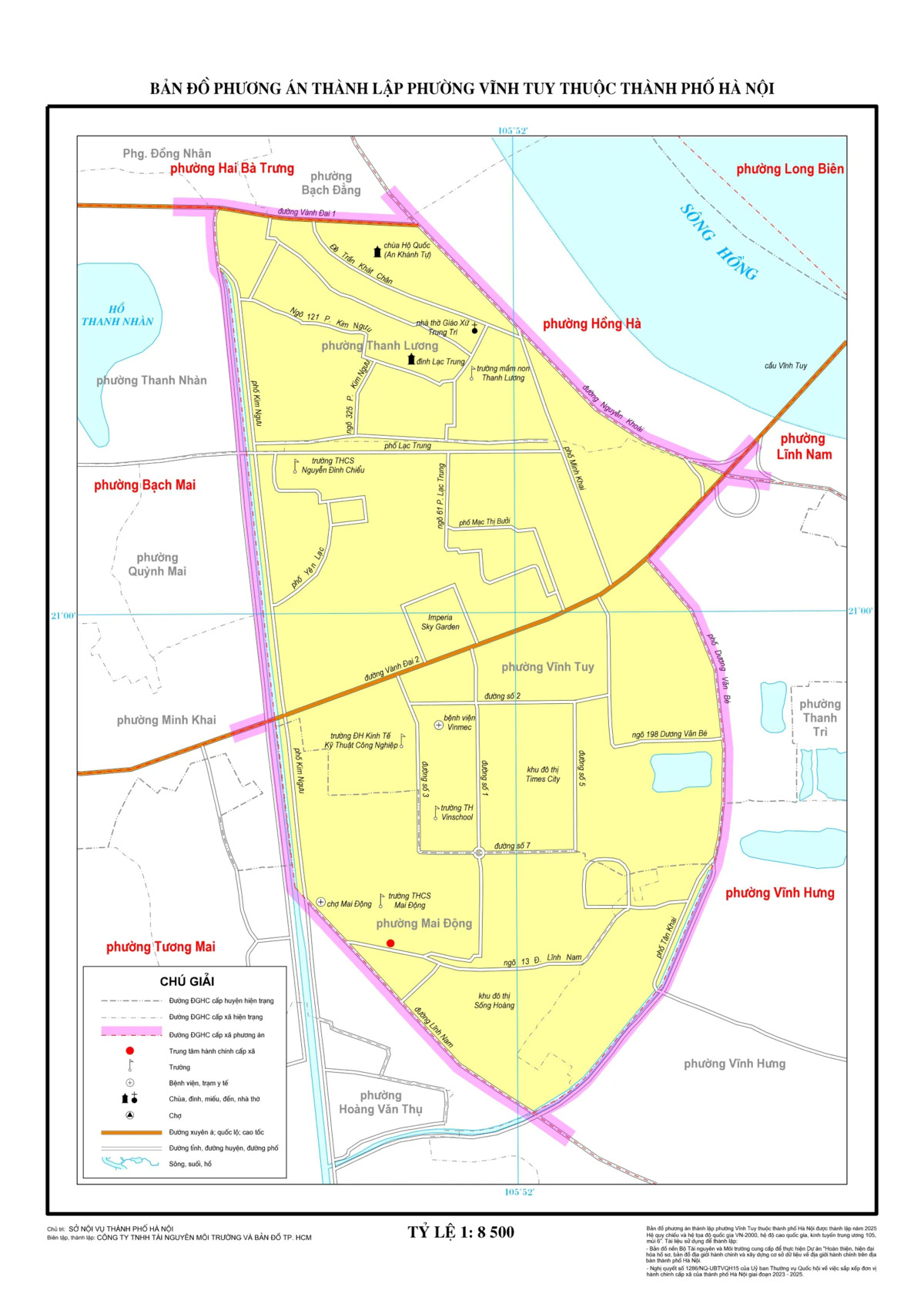 Sáp nhập phường Hà Nội: Tên phường mới & bản đồ chi tiết