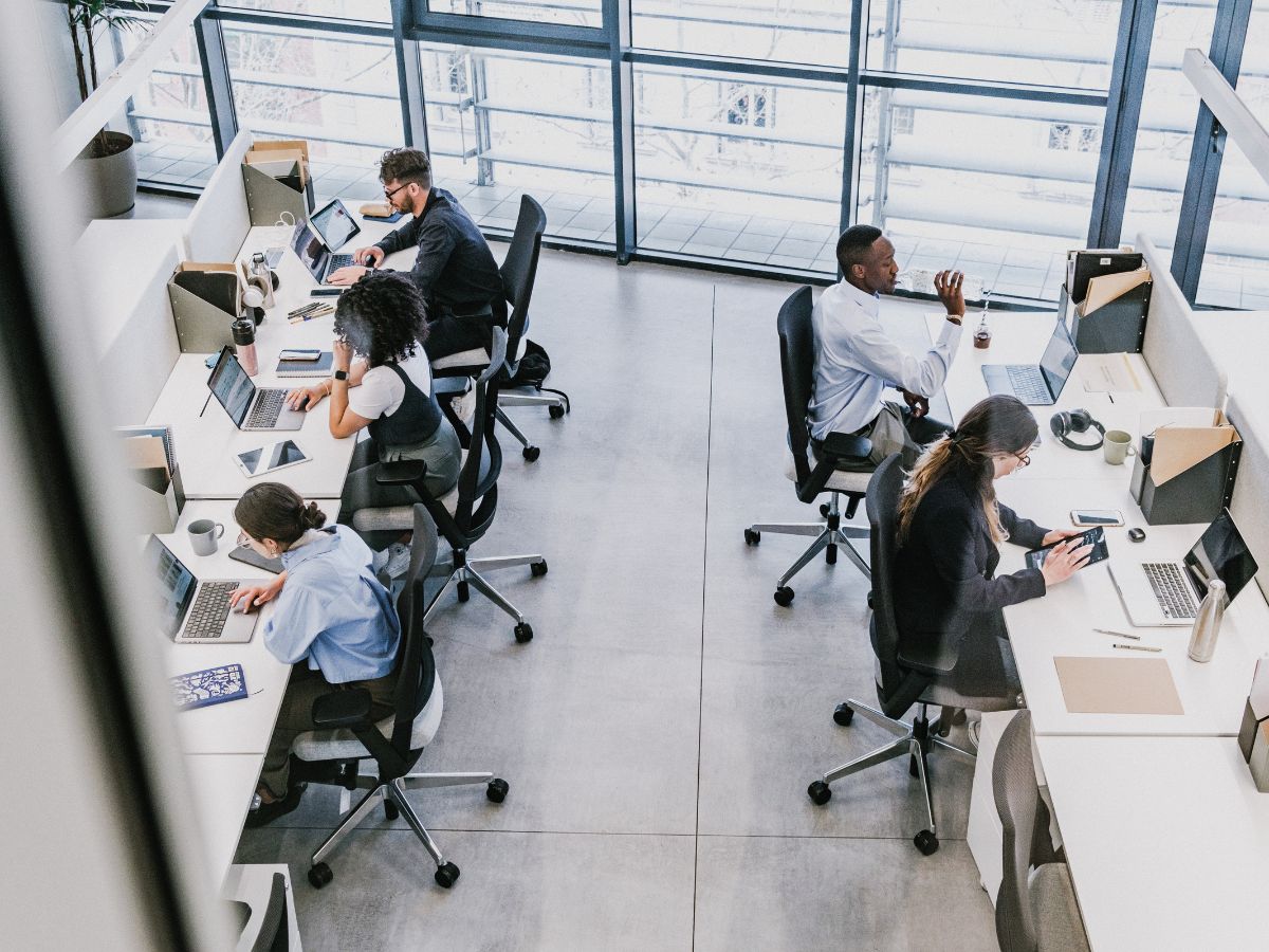 Không gian coworking hiện đại