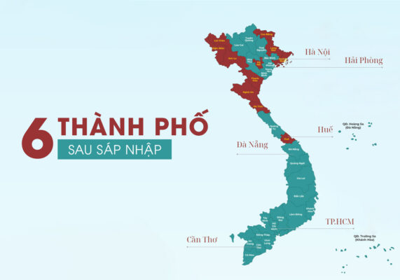 thành phố việt nam sau sáp nhập