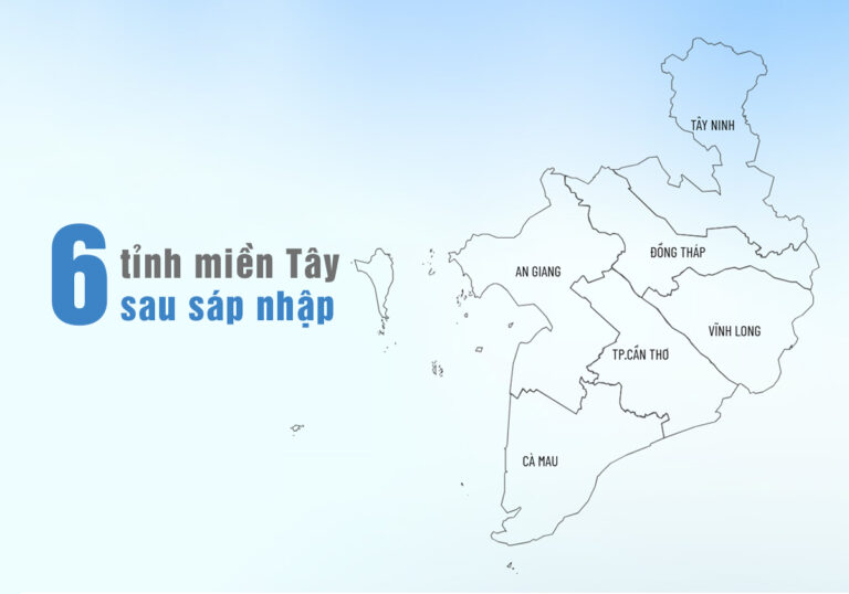 Các tỉnh miền Tây sau sáp nhập: Tên gọi, diện tích & dân số