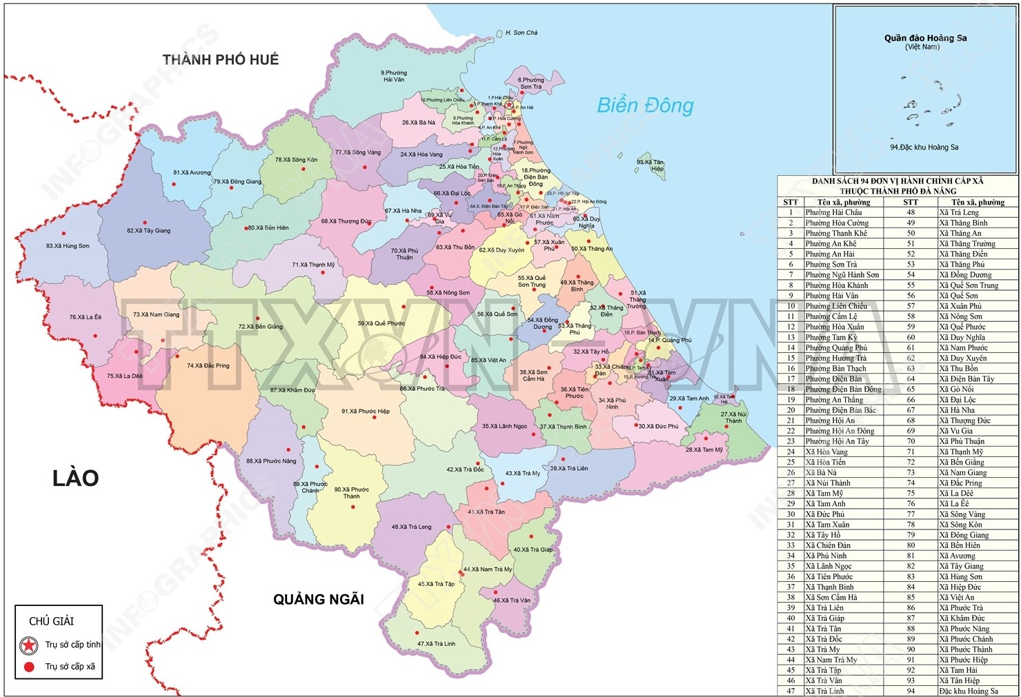 Bản đồ Thành phố Đà Nẵng