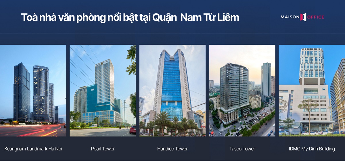 Tòa nhà nổi bật quận Nam Từ Liêm