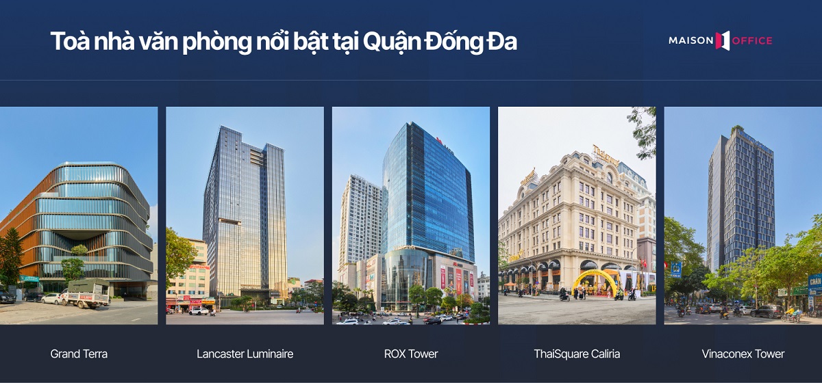 Top tòa nhà nổi bật tại Quận Đống Đa