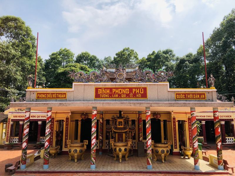 Đình Phong Phú địa điểm tiêu biểu tại Phường Tăng Nhơn Phú mới