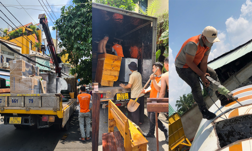 Dịch vụ chuyển kho xưởng vận tải Hoàng Diệp 