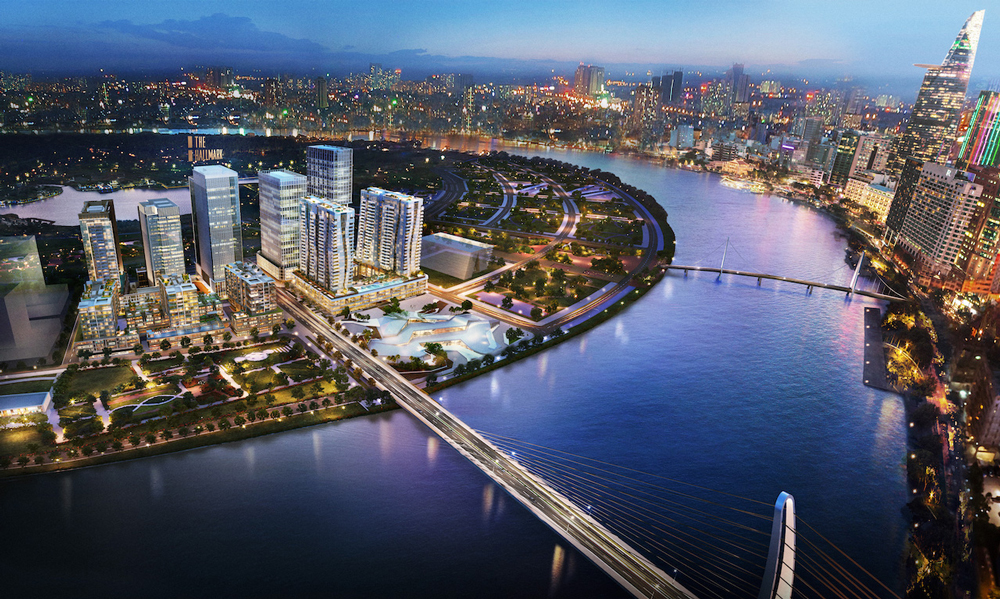 Khu đô thị Thủ Thiêm sở hữu nhiều tòa nhà văn phòng chất lượng cao 