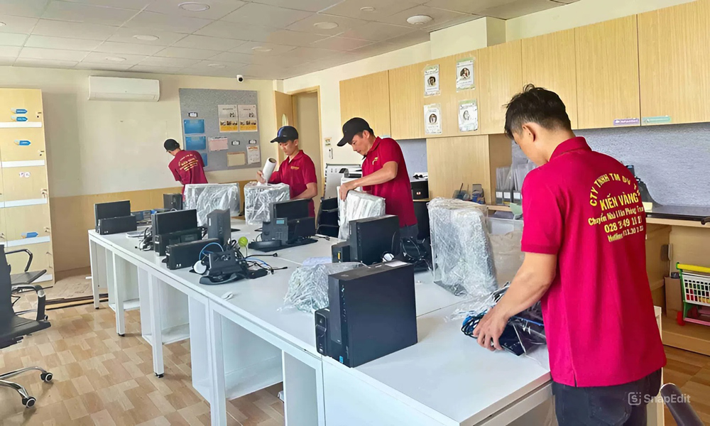 Dịch vụ chuyển kho xưởng Kiến Vàng HCM 
